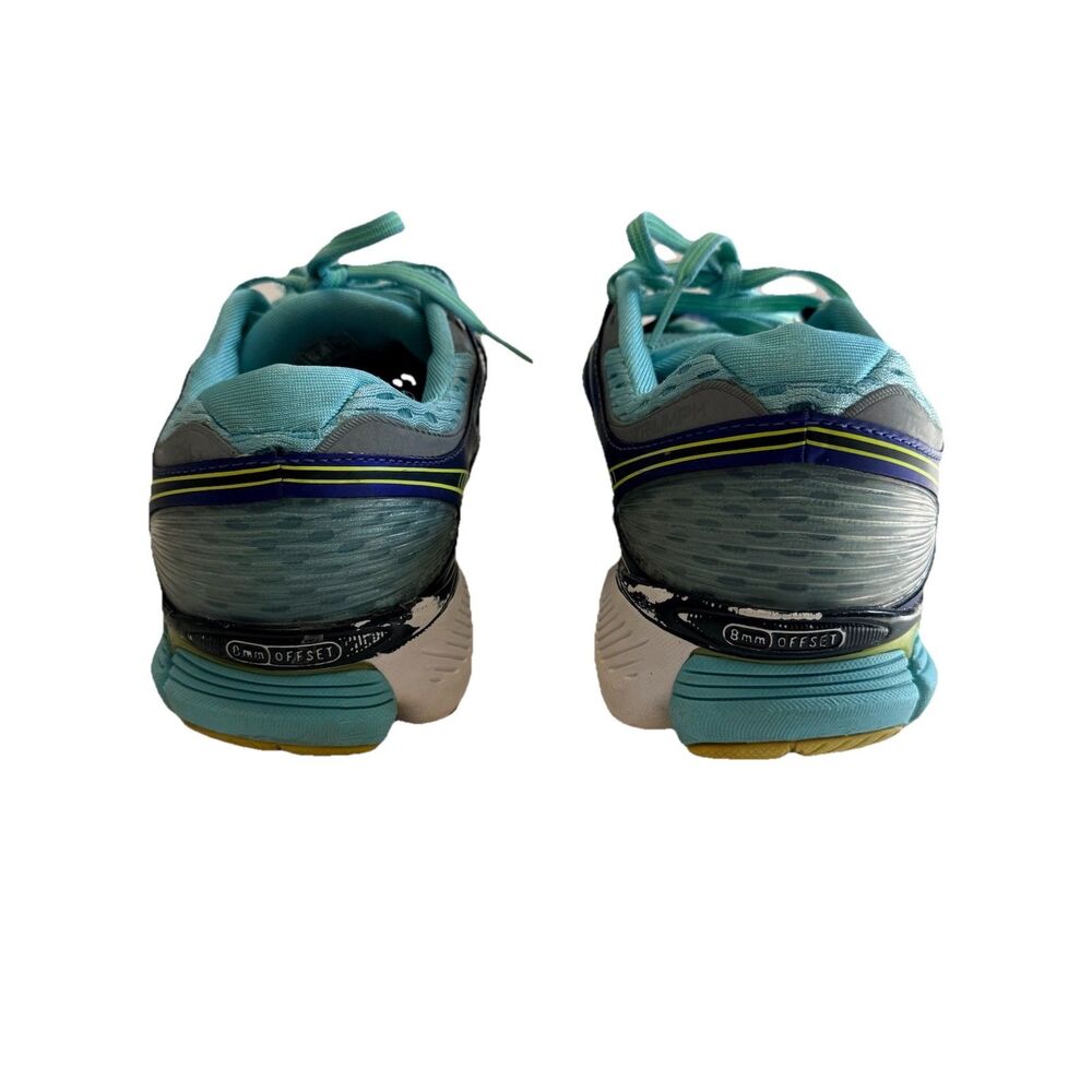 Saucony ISO Triumph Blue Teal Athletic Running Shoes Sneakers Womens Sz 9 - Picture 6 of 12